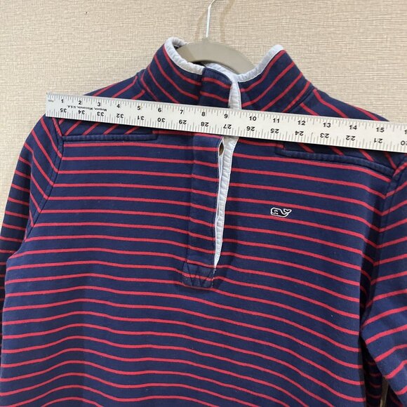 Vineyard Vines 1/4 Botton Pullover Men's  Large Striped Long Sleeve Sweater - Picture 10 of 16